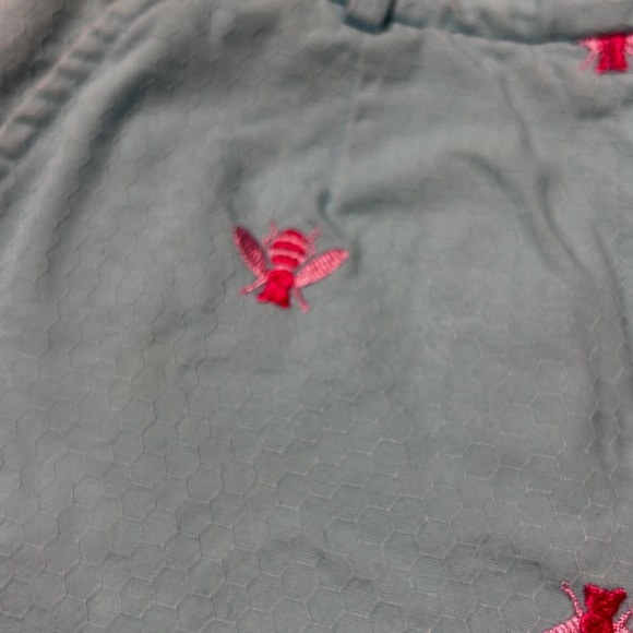 LILLY PULITZER Blue shorts Bee Preppy Pink Aqua Stripe Classic Women’s Size 2 - Picture 3 of 13